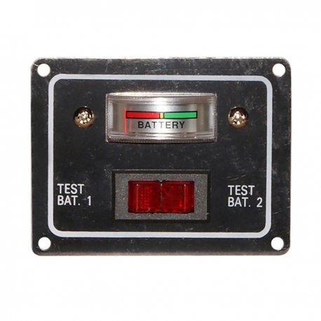 Panel de prueba de carga de la batería de aleación ligera pintado en negro