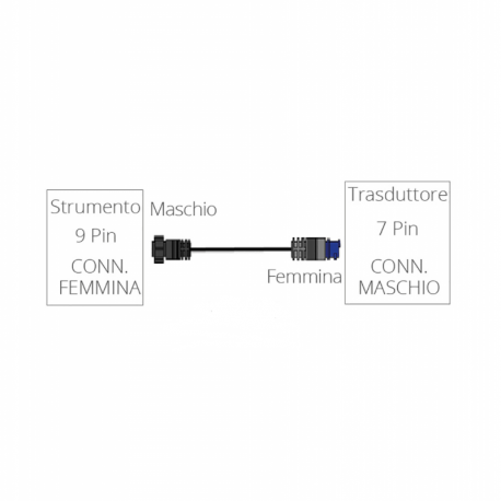 Cable adaptador para conectores de 9 a 7 pines - Lowrance