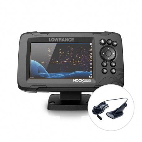 Transductor Hook Reveal 5 50/200 HDI fishfinder - Lowrance