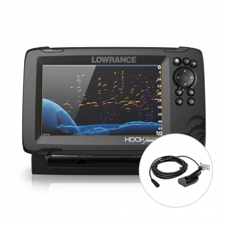 Transductor Hook Reveal 7 83/200 HDI fishfinder - Lowrance