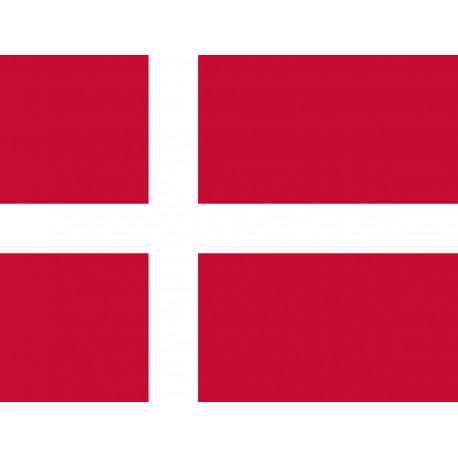 Bandera de Dinamarca en tejido de resistencia 100% poliéster