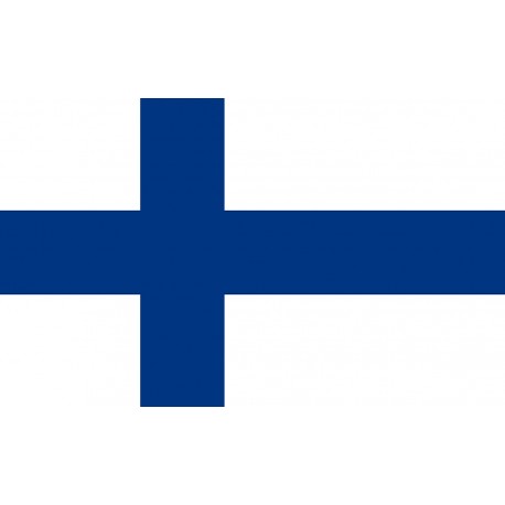 Bandera de Finlandia en tejido de resistencia 100% poliéster