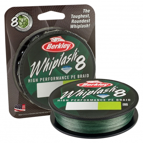 Berkley Whiplash 8 0,08MM trenzado 150M GRN