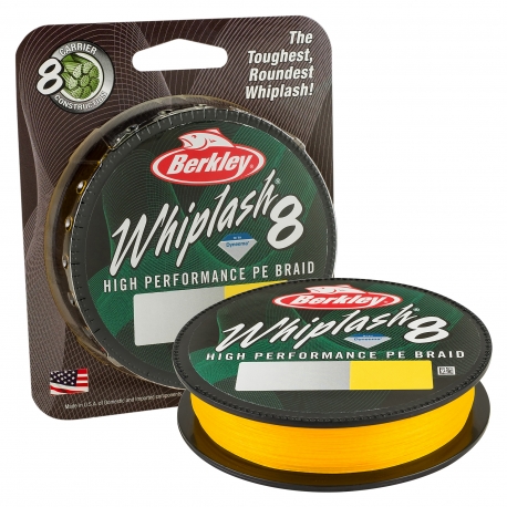 Berkley Whiplash 8 0,10MM trenzado 150M YEL