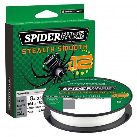 SpiderWire Stealth Smooth 12 Braid 0,19MM trenzado 2000M TRNS