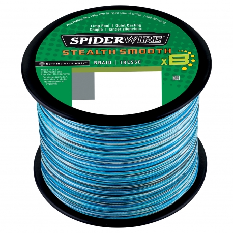 SpiderWire Stealth Smooth 8 Braid 0,19MM trenzado 2000M BLCAM