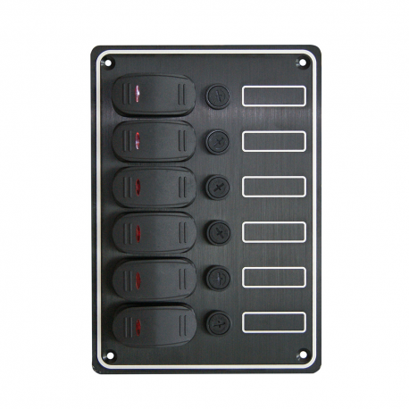 Panel de 6 interruptores