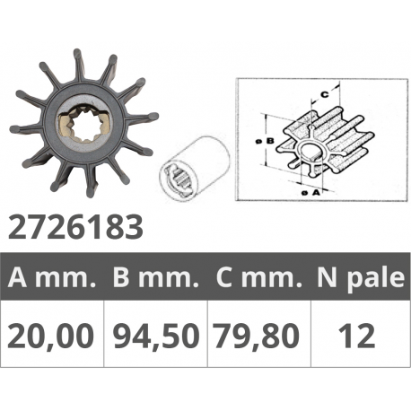 Impulsor sherwood 26000k