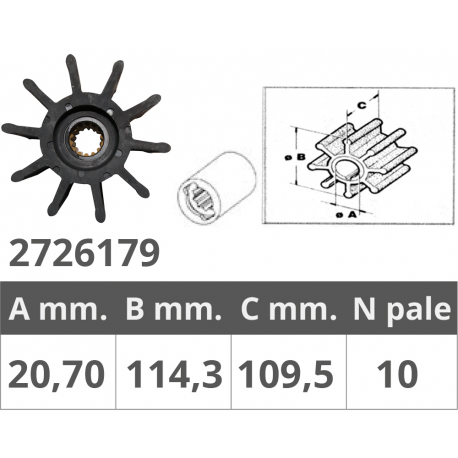 Impulsor sherwood 22000k