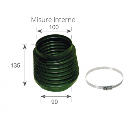 Fuelle de la tapa de la transmisión para motores sterndrive/cobra