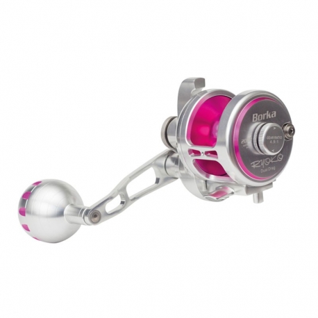 Carrete de deriva Ryoko Borka 500R Silver Pink