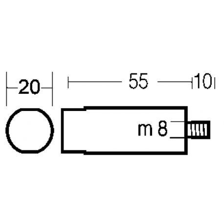 Barotto de cinc con inserto de acero inoxidable