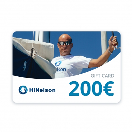 Tarjeta regalo HiNelson 200€ - Bono accesorios náuticos