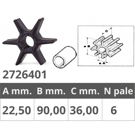 Impulsor yamaha ref.or.6ce-44352-00