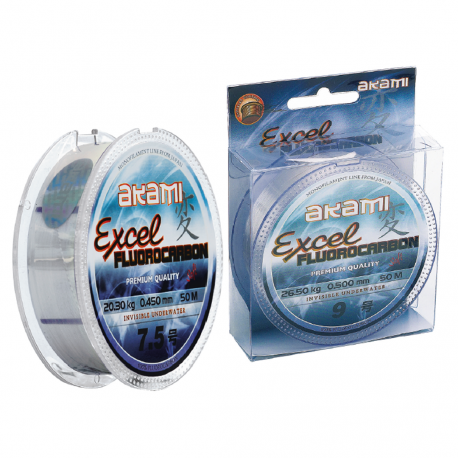 Akami Excel 0.235MM Fluorocarbono 50M