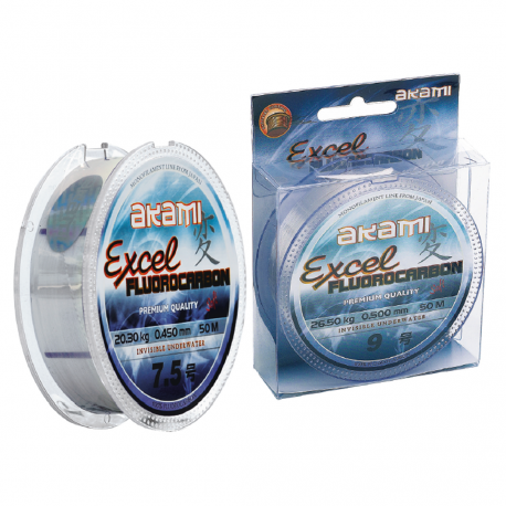 Akami Excel 0,45MM Fluorocarbono 50M