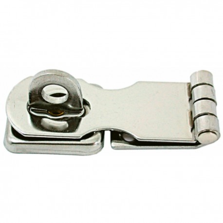 Cerradura de acero inoxidable con ojo giratorio y soporte para candado