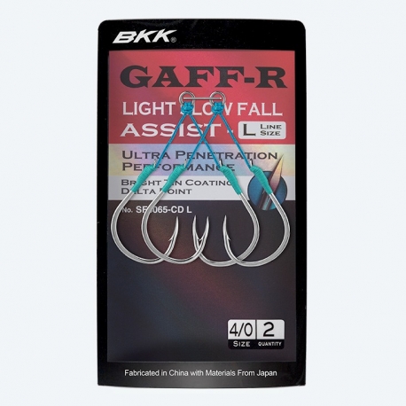 BKK SF Gaff-R Light Slow Fall Assist-L gancho doble N.1/0