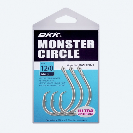 Anzuelos BKK Monster Circle Ultra-Antitrust nº 6/0 para deriva