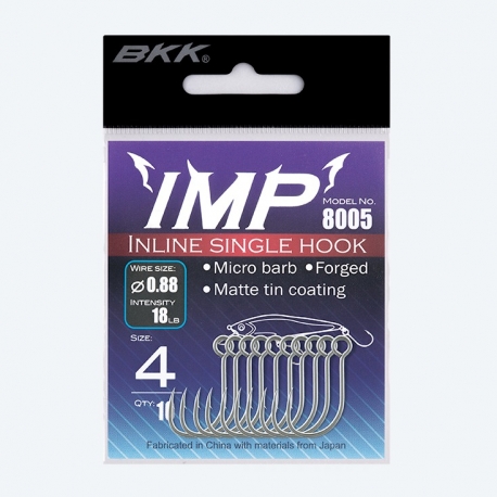 BKK Imp 8005 Anzuelo simple nº 2 para señuelos de pesca