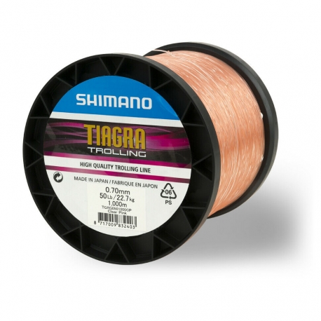 Shimano Tiagra Trolling 20LBs nylon rosa 0.45MM por 1000M