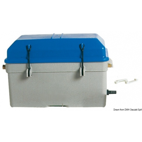 Caja de batería estanca con ventilación