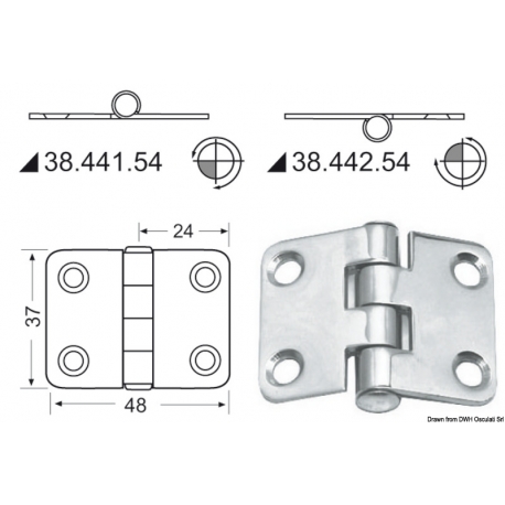 Bisagra 2 mm 19577