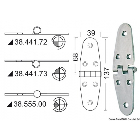 Bisagra 2 mm 19637