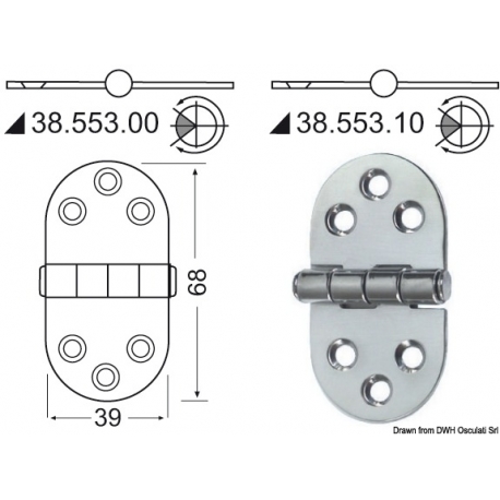 Bisagra de 2 mm 19607