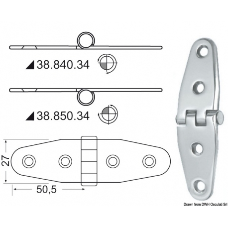 Bisagra de 2 mm 19619