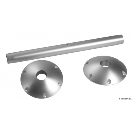 Pata de mesa de aluminio con base externa 31228