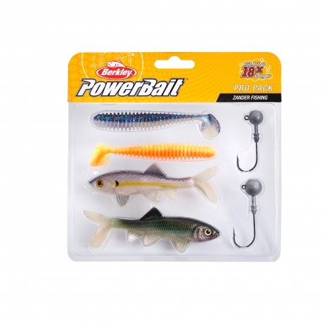 Kit de 7 piezas de artificiales Berkley PowerBait Pro Pack Zander