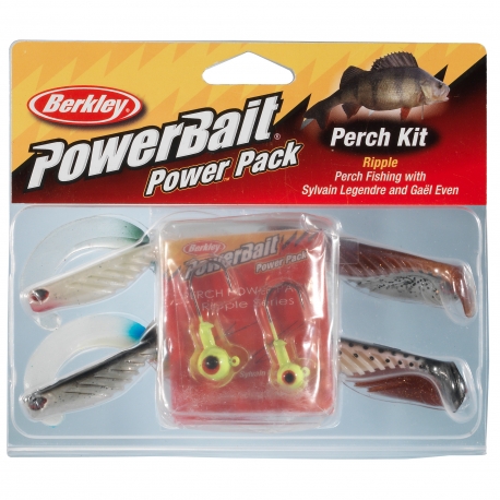 Berkley PowerBait Pro Pack Perch Ripple kit de artificiales 8 piezas
