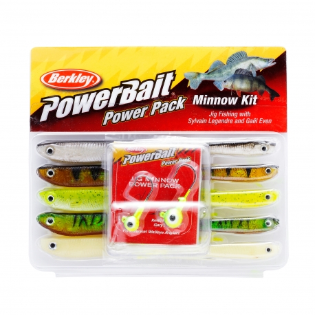 Kit de señuelos Berkley PowerBait Pro Pack Minnow 10 piezas