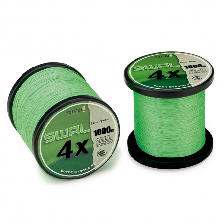 Sugoi Swal 4X 0.40MM trecciato da 1000M verde fluo