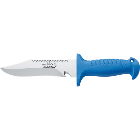 Cuchillo de buceo Shark de acero inoxidable con sierra - Mac Italy