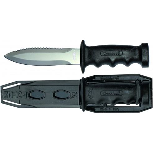 Cuchillo de buceo Supertotem de 12,4 cm de hoja. - Cressi