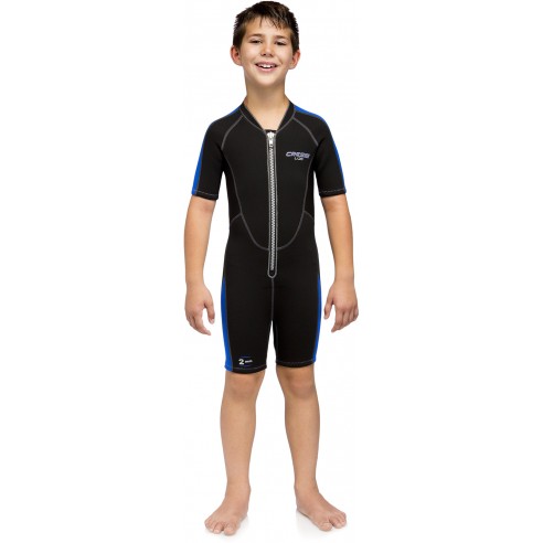 Traje de neopreno Lido Shorty 2 mm. para niño con mangas cortas - Cressi