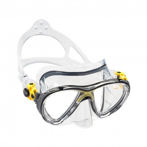 Máscara de buceo Big Eyes Evolution transparente vivac - Cressi