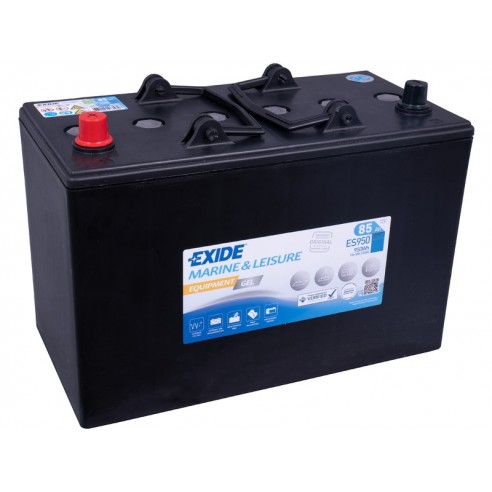 Batería de arranque y servicio Exide Equipment GEL 12 V 85 Ah ES950