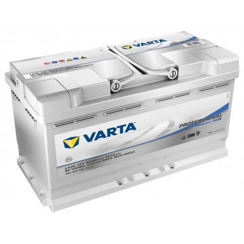 Batería de arranque y servicio Varta Professional Dual Purpose AGM 12 V 95 Ah