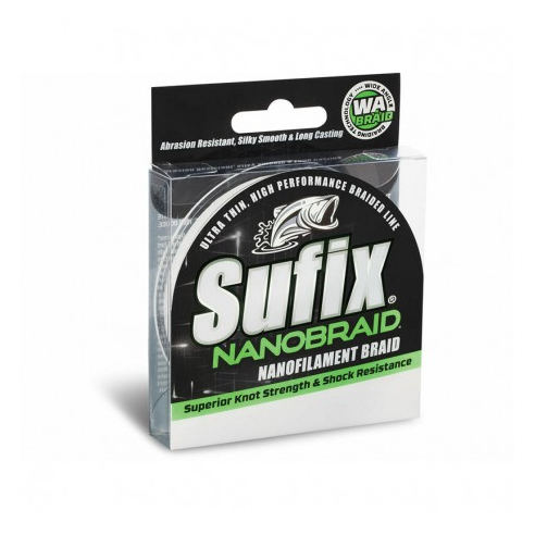 Sufix Nanobraid 0.08 MM. 100M aqua camo braid