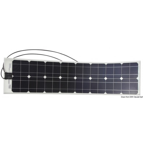 65 Wp panel solar flexible 1370 x 344 mm. - Enecom