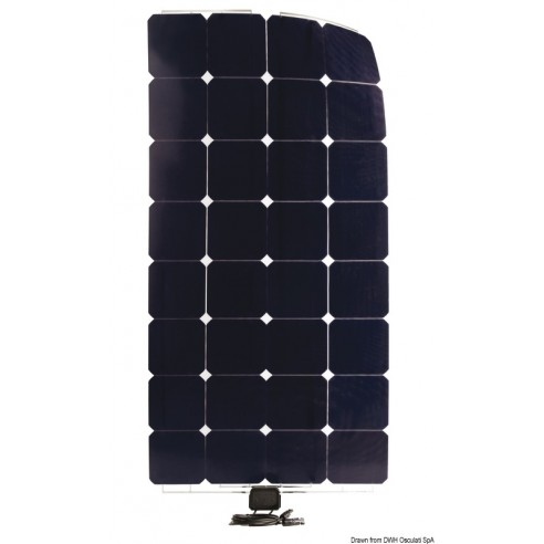 Pannello solare flessibile da 120 Wp 1230 x 546 mm. - Enecom