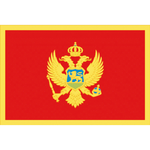 Bandera textil de Montenegro - Adria Flags