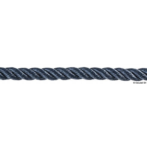 Cima ormeggio blu in poliestere Ø 6 mm. 200 mt. - Osculati