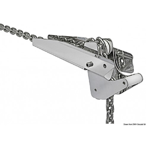 Acero inoxidable Nariz plegable compacta para anclajes de 15 kg. - Osculati