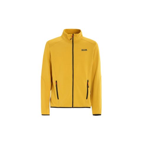 Act Grid Fleece ocre - Slam