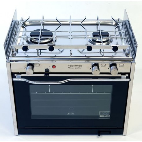 Regatta cocina de 2 fuegos con horno - Techimpex