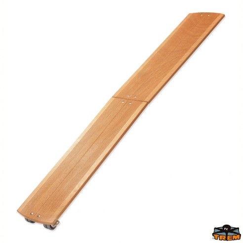 Pasarela plegable de acero y madera antideslizante de 200 cm. - Trem